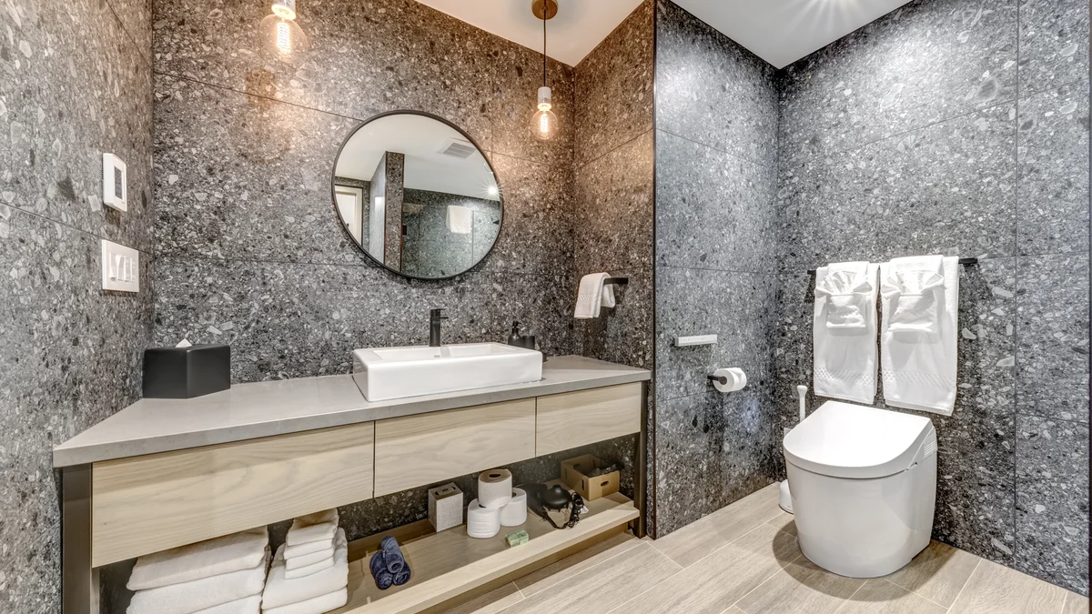 Top level bathroom