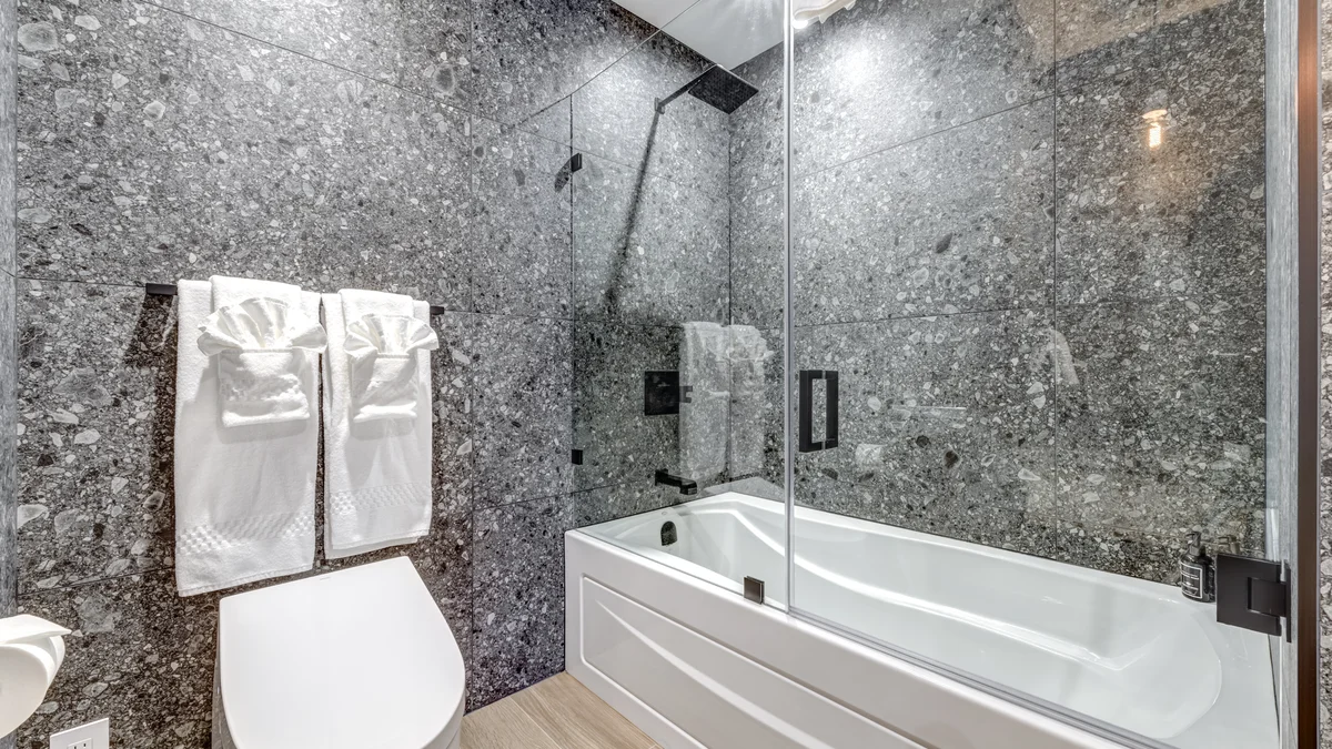Top level bathroom