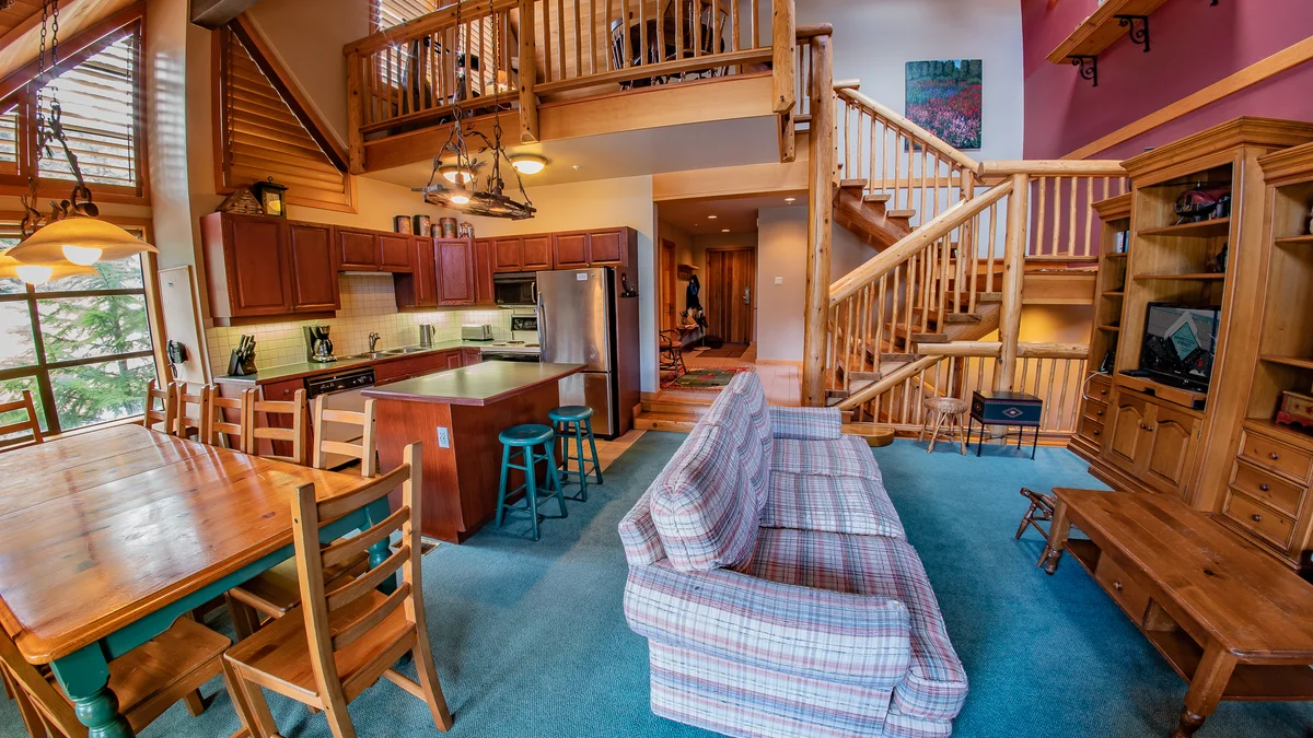 Spacious Kitchen & Living Room