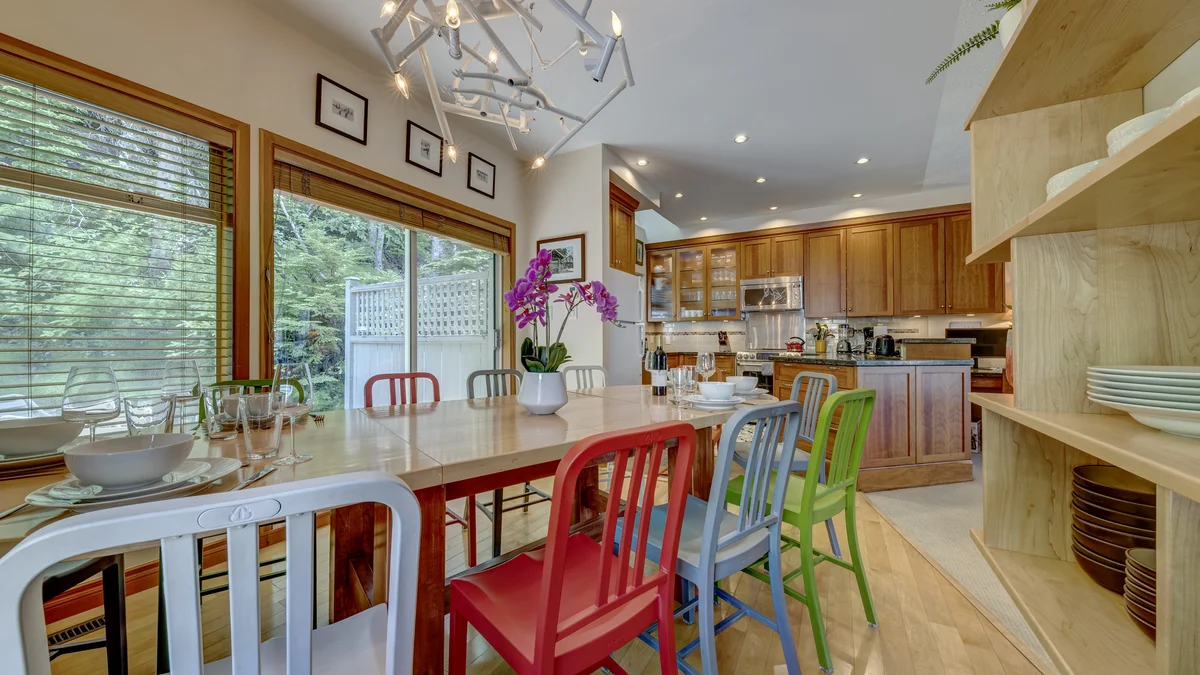 Dining table seats 12