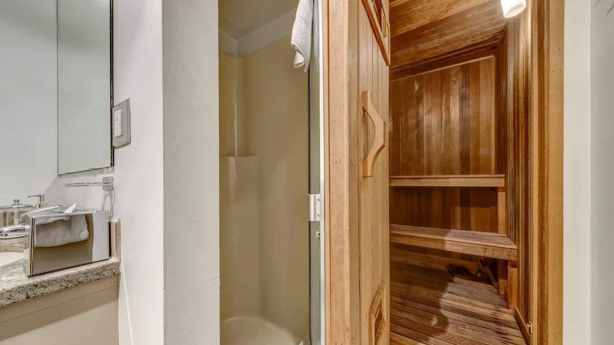 Downstairs Washroom/Sauna