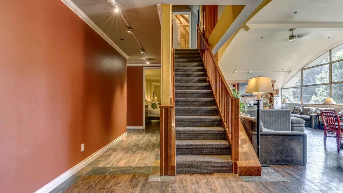 Stairway to  Upper Level