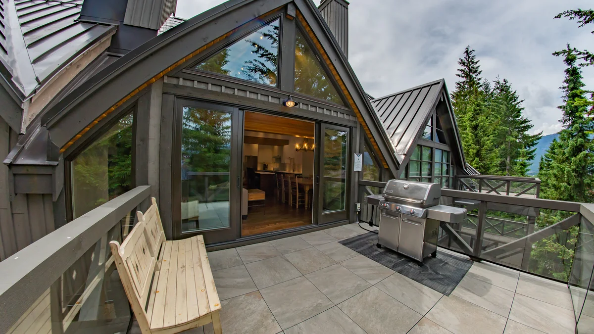 Large Balcony with Weber BBQ