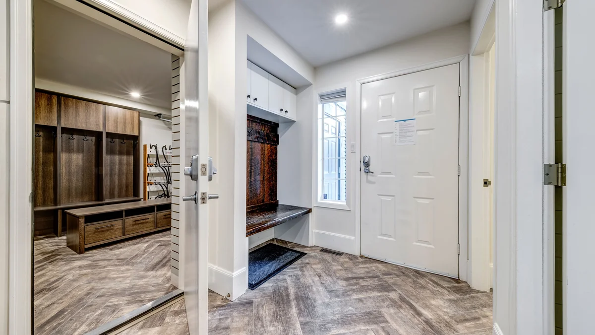 Entry + Private Garage
