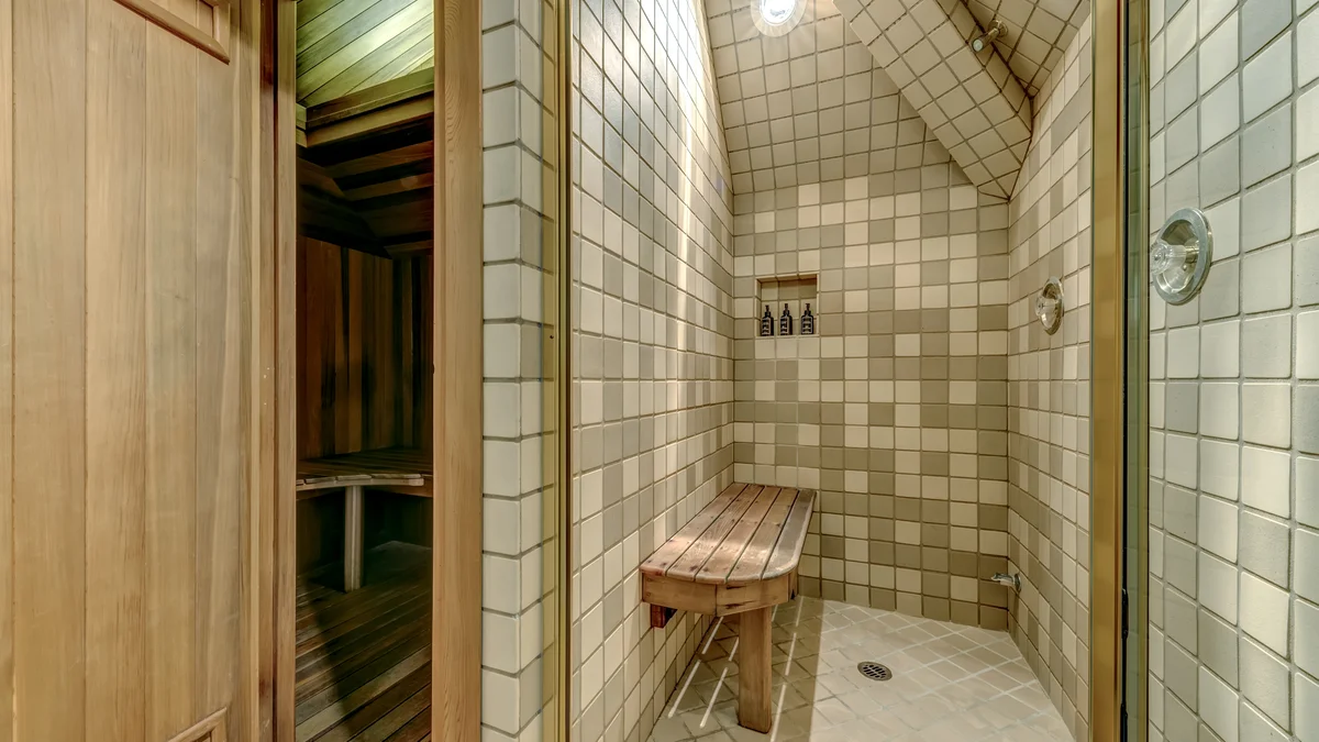 Steam Shower + Sauna