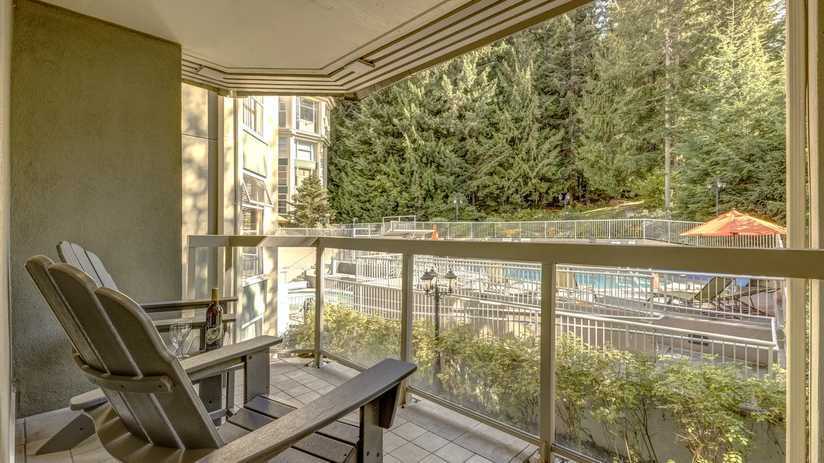 Deck View to Pool Area