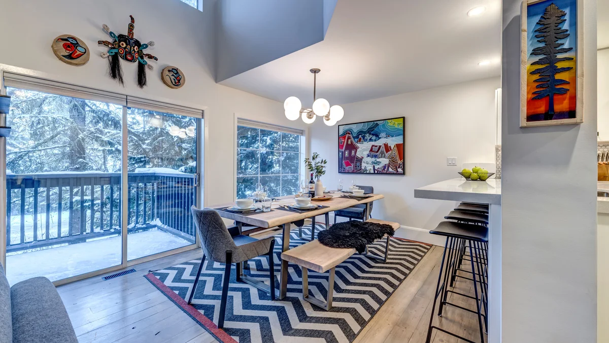 Dining Table + Kitchen