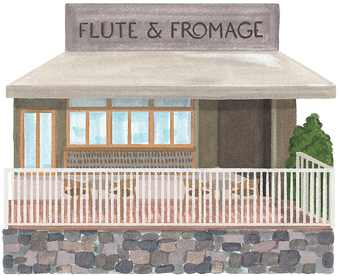 Flute and Fromage storefront in Whistler