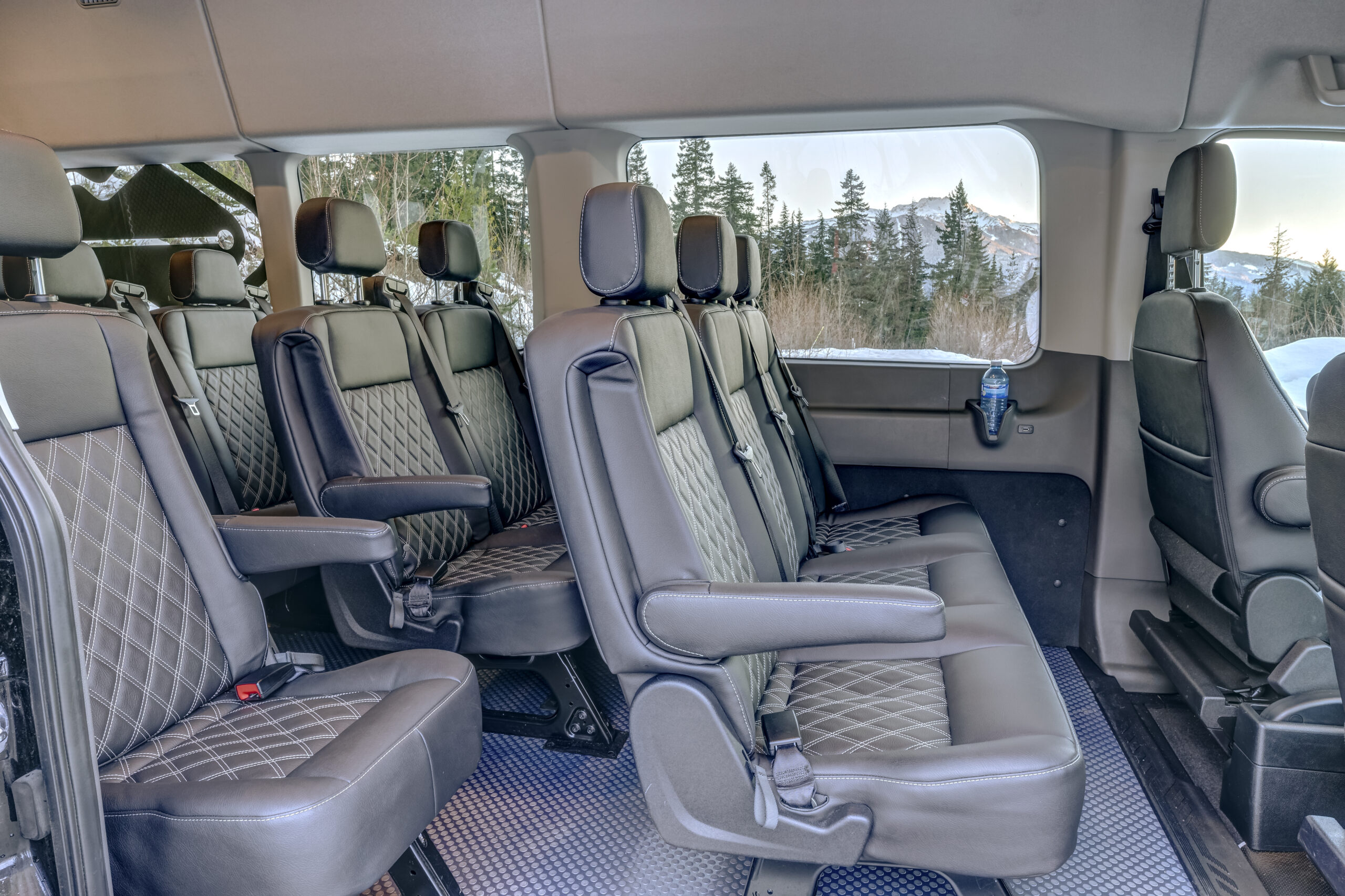 Limovan interior seating